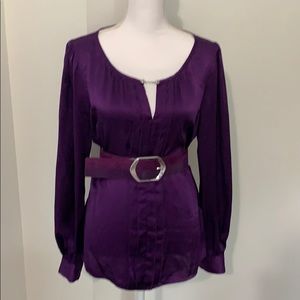 White House Black Market Silk Blouse